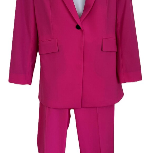 Theory size 6 pink Etiennette suit - Picture 3 of 8